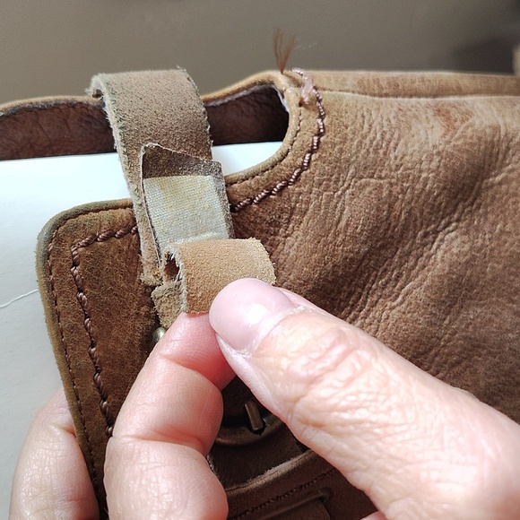 UGG Australia Darcie Tall Distressed Leather Riding Boots Buckle Women US 10 - Picture 7 of 17